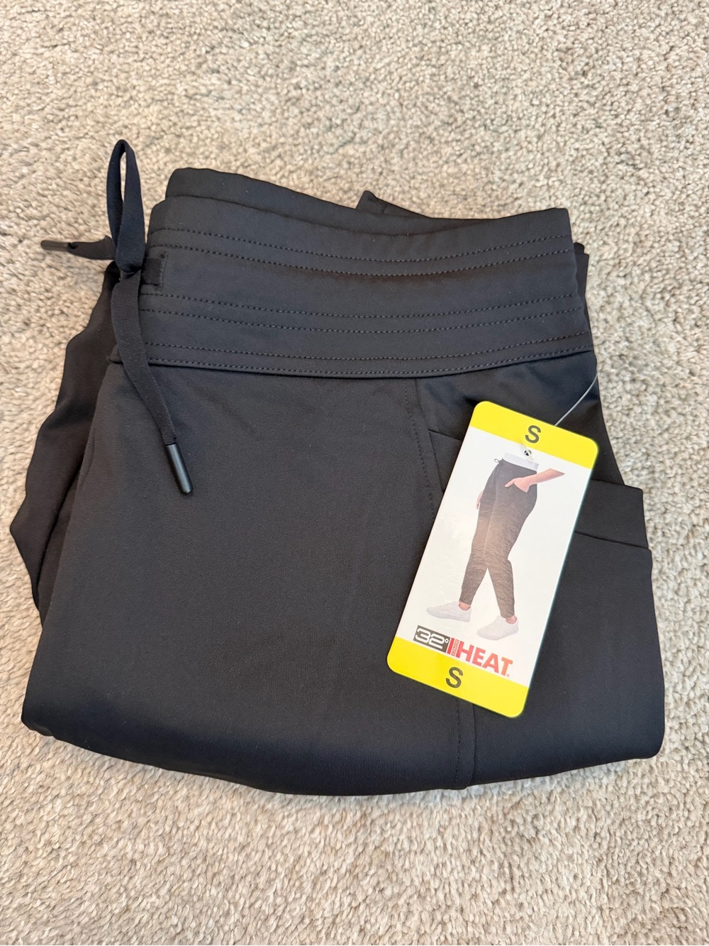 32 Degrees Black Women's Jogger Pants Size Small